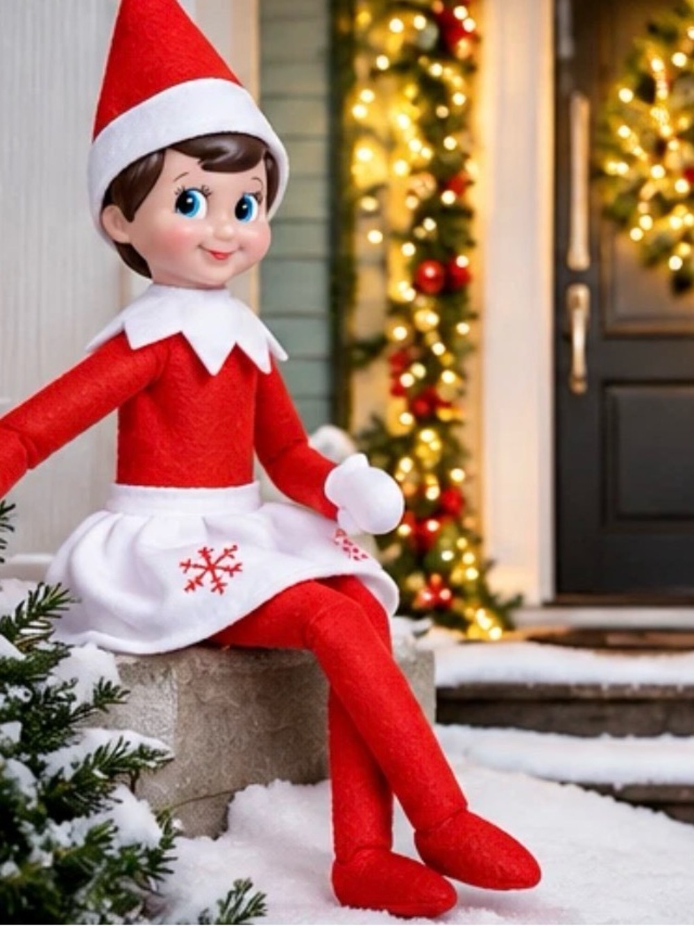 5 FT POSEABLE ELF ON THE SHELF GIRL CHRISTMAS DECORATION LOWES 2026